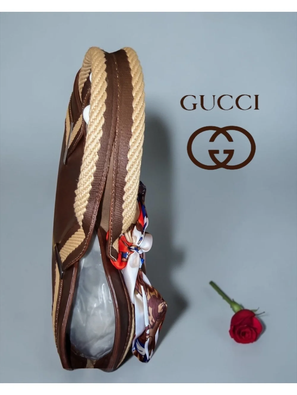✨ STUNNING Vintage Tom Ford Era Gucci Leather Web Tote with COA!✨